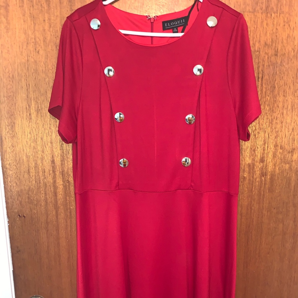 Red Flare Dress